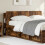 VidaXL vidaXL Headboard Cabinet with Storage Smoked Oak Engineered Wood 2