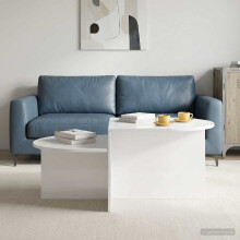 vidaXL Coffee Table High Gloss White 100 x 50 x 40 cm Engineered Wood