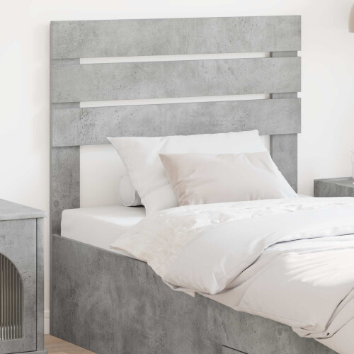 VidaXL vidaXL Headboard Concrete Grey Engineered wood