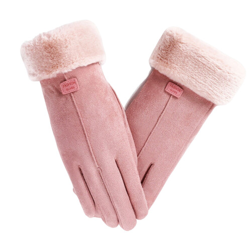 (Pink) Touchscreen Winterhandschuhe Damen