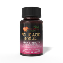 Folic Acid 400mcg 365 Tablets for Pregnancy & Health Support