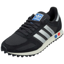 (8) adidas La Trainer Og Unisex Casual Trainers in Black Silver