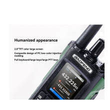 UV-32 10W Walkie Talkie VHF UHF GPS Multi Band APP Wireless Copy Frequency High Capacity Radios EU Plug