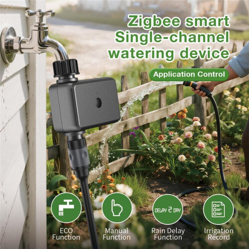 ZigBee Watering Valve Tuya Irrigation Timer Programmable Irrigation Timer Timed Sprinkler System for Garden A 1