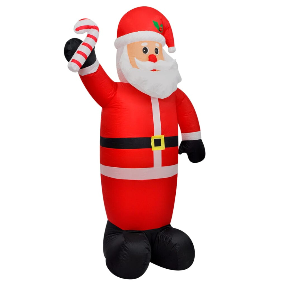 Vidaxl Christmas Inflatable Santa Claus With Leds 120 Cm