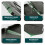 VOUNOT Lawn Edgnig Border 10.7m, Stone Effect Plastic Edging 70pcs, Grey 5