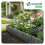 VOUNOT Lawn Edgnig Border 26.7m, Stone Effect Plastic Edging 175pcs, Grey 2