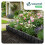 VOUNOT Lawn Edgnig Border 26.7m, Stone Effect Plastic Edging 175pcs, Black 2