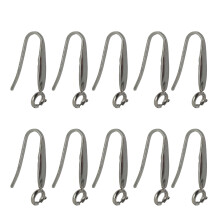 Stainless Steel Spring Earrings Secure Locking Mechanism For