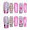 (A, L) Ongles 3D Fleurs Mariage Légers Élégants 1