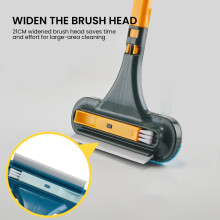 (Yellow Green) Brosse Écran Tissu 2-en-1 Manche Long