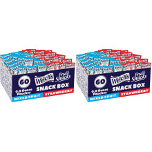 Welch's Fruit Snacks, Mixed Fruit & Strawberry Snack Box, 0.8oz Snack Packs,(Pack of 120)