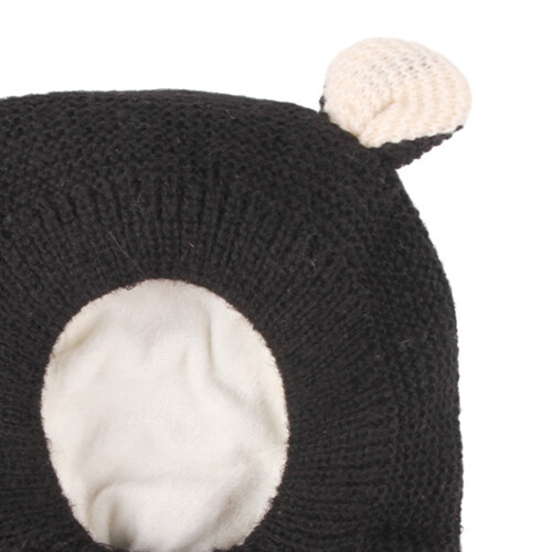 (Black) Bonnet Oreilles Chien : Chaud & Anti-Bruit