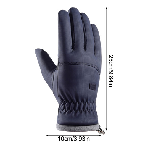 (Blue) Gants Hiver Imperméables Écran Tactile Antidérapant