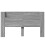 VidaXL vidaXL Storage Headboard with LED Grey Sonoma Engineered Wood 3