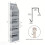 Practical 3+5 Level See Through Hanging Storage-transparent 5