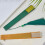 Handheld Retro Houten Handventilator Decoratieve-Geel groen 5