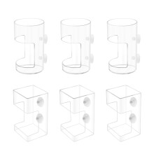 Aquarien, Futterspender, Ringe, Saugnapf, transparent,-mischen