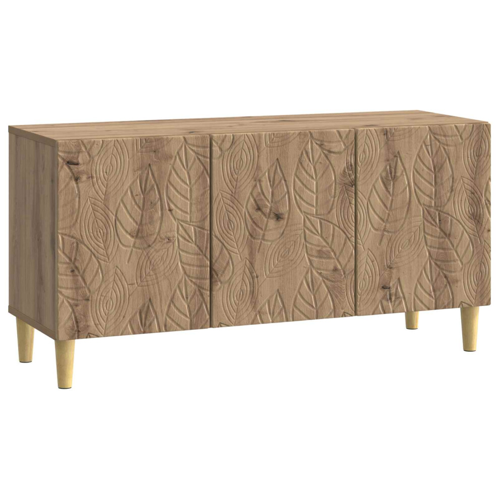 Vidaxl Tv Cabinet 99 X 34.5 X 50 Cm Artisan Oak Engineered Wood