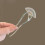 (U-shaped hairpin-841) Épingle Cheveux Perle Strass Style Chinois 7
