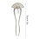 (U-shaped hairpin-841) Épingle Cheveux Perle Strass Style Chinois 5