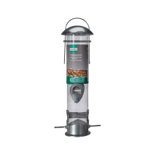 Gardman Heavy Duty Seed Bird Feeder Black Metal