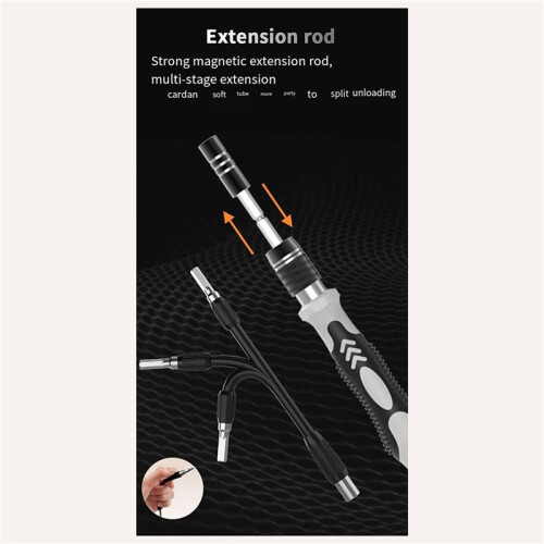 122-in-1 Magnetic Laptop Screwdriver Kit,Precision Screwdriver Set,Computer Repair Kit Hand Tools Hex Screw Driver Tool 1