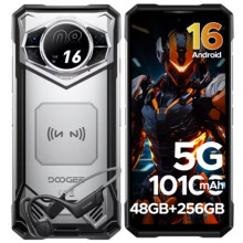 (Silver) DOOGEE S200 VIP Edition 5G Rugged Smartphone,48(12+36)GB 256GB, 10100mAh, 6.7" Inch
