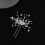 (White, A) Kristall Haarnadel Handgemachte Blume 1