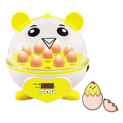 9 Incubator, Incubators for Hatching Eggs, Automatic with Temperature Control, Incubator for Hatching Chicken US Plug 1