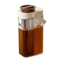 1000ml Cold Brew Kaffebryggare med Handtag 350 Mesh Filter för Hemma Utomhuscamping Handmalt Kaffe Cold Brew Pot