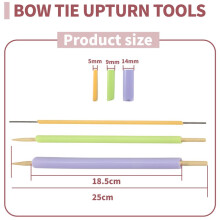 3 PCs/Set Fabric Tube Turner for Sewing DIY Waistband Cloth Doll Making Bags Bow Tie Upturn Tools Sewing Tools