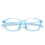 (Clear)Kids Simple Transparent Glasses Frame With Blue Light Filter For Children With Elliptical Faces 4