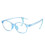 (Clear)Kids Simple Transparent Glasses Frame With Blue Light Filter For Children With Elliptical Faces 6