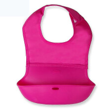 (Pink) Silic Bibs - , Travel Bibs Set