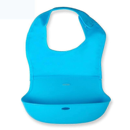 (blue) Silic Bibs - , Travel Bibs Set