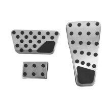 Accelerator Gaspedal Broms Pedal Cover Fotpedal Pads Kit för Ram 2011-2019 1500 2500 3500 5500