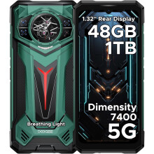 (12GB 1TB, Green) DOOGEE S200 Ultra Rugged Smartphone 5G, 48(12+36)GB 1TB, 6.72" FHD, 11000mAh