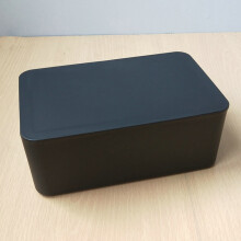 (Black) Boîte de Rangement Compacte pour Masques et Mouchoirs