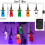 5 Pcs Halloween Witch Hat LED String Lights Colored Yard Garden Party Decor 4