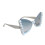 Lunettes de soleil papillon à monture de perles élégantes avec-2 1