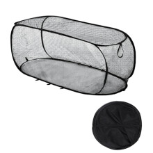Faltbares Pflanzenschutznetz für Hochbeete,-XL Schwarz