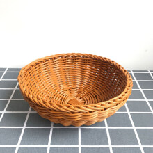 (22cm) Grand Panier Ă Fruits en Rotin pour Cuisine