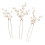 (1) 3 Épingle Cheveux Perle U Forme Mariage 1
