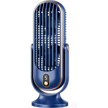 Wiederaufladbarer USB-Tischventilator mit bürstenlosem Motor, tragbarer kleiner Ventilator zur Kühlung von Auto, Zuhause und Büro