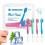 (Mix flavors) Brosse à Dents Voyage Mini Jetable Parfumée 12