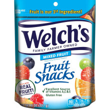 Welch's Fruit Snacks, Mixed Fruit, Perfect for Sharing, Bulk Bag, 8 oz (Pack of 1)