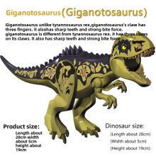 (Style D)Jurassic Dinosaur World Huge Spinosaurus Building Blocks Animal Toys Figures Kids Christmas Gifts Birthday