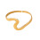 (Gold) Schlanker Alloy-Armband für Büro & Freizeit 1