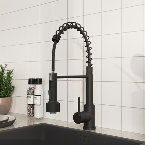 Living And Home 304 Stainless Steel Kitchen Faucet with LED Light